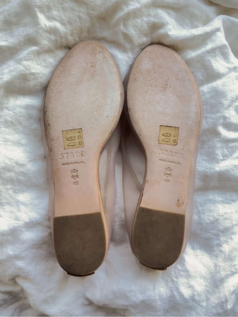STAUD Alba Ballet Flats in Mesh - Picture 4 of 4